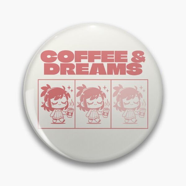 Item preview, Coffee & Dreams, good vibes, Pink designed and sold by Alma-design-art.