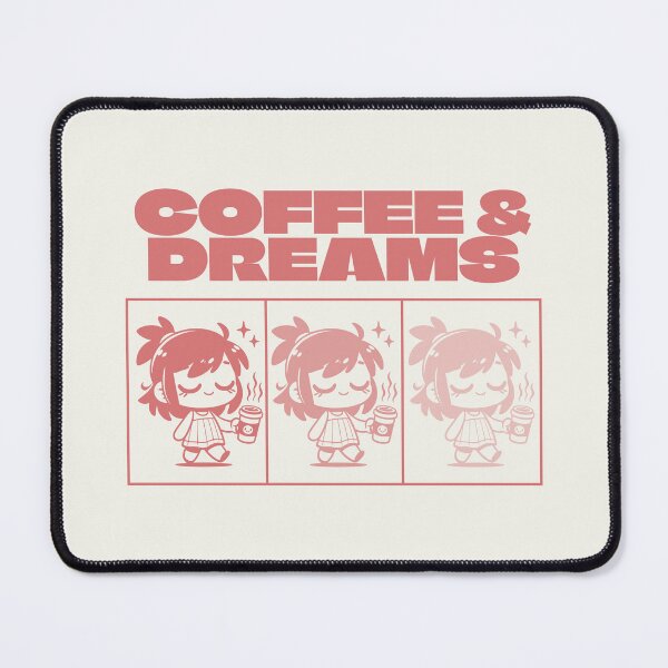 Item preview, Coffee & Dreams, good vibes, Pink designed and sold by Alma-design-art.