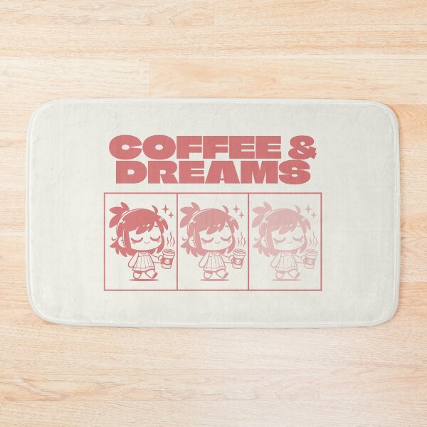 Item preview, Coffee & Dreams, good vibes, Pink designed and sold by Alma-design-art.