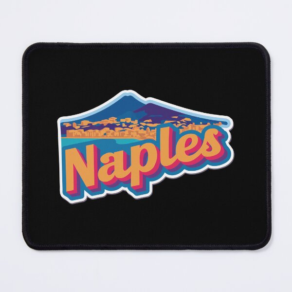Item preview, Colorful Naples Travel Sticker with Mount Vesuvius Design designed and sold by VisualArtsOasis.