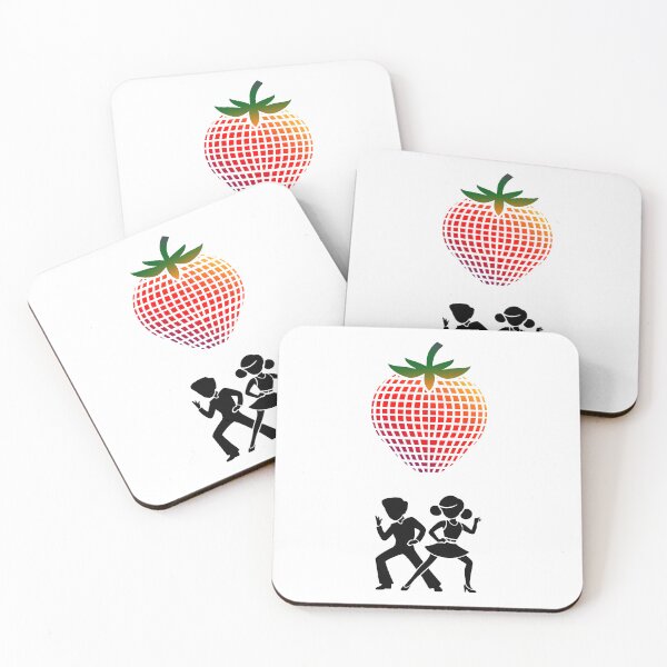 Item preview, Strawberry Disco Dance designed and sold by 2Blue-Dots.