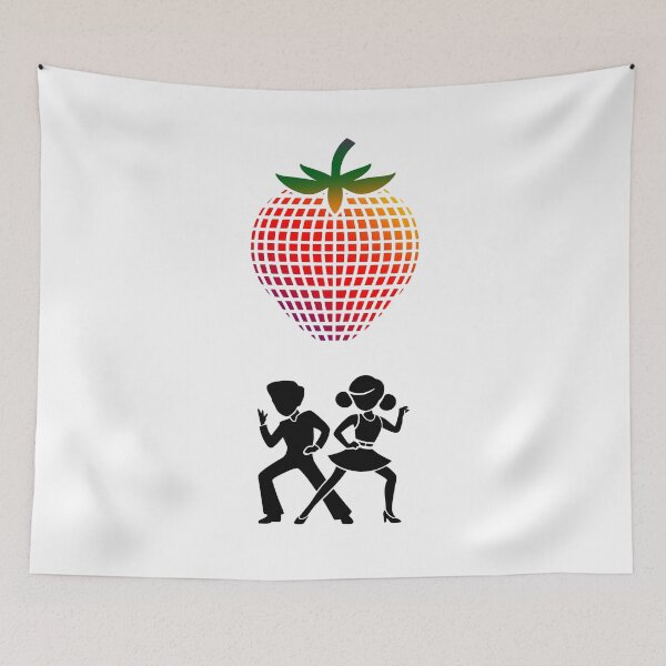 Item preview, Strawberry Disco Dance designed and sold by 2Blue-Dots.