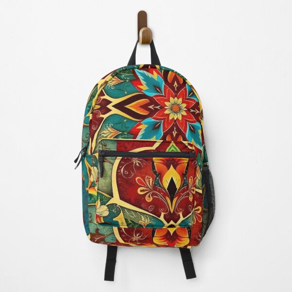 Item preview, Vintage Colorful Abstract Pattern Hypnosis Mystic Symbolism Oriental designed and sold by Kia Blaze.