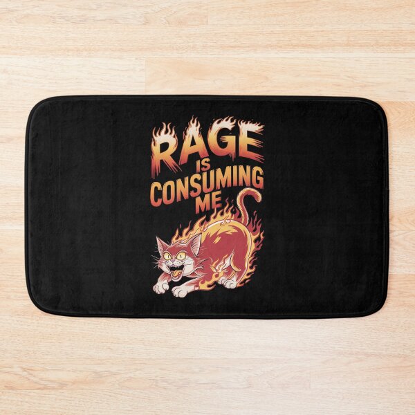 Item preview, Rage Is Consuming Me Cat designed and sold by Redgiant87x.