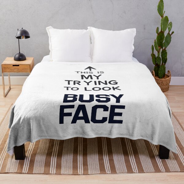 Item preview, Funny Office Humor - "This Is My Pretend I'm Busy Face" With An Arrow Pointing To Your Face - For Mug, T-Shirt, Hoodie And Others designed and sold by MUGpro.
