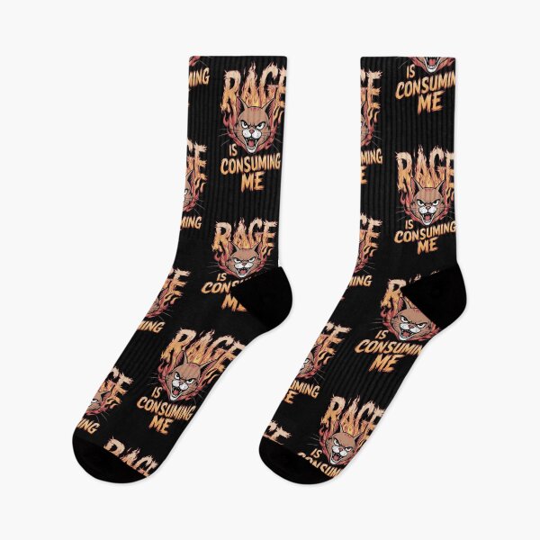 Item preview, Rage Is Consuming Me Cat designed and sold by Redgiant87x.