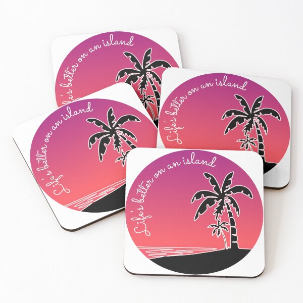 Item preview, Life's better on an island palm tree designed and sold by sightseer-steph.