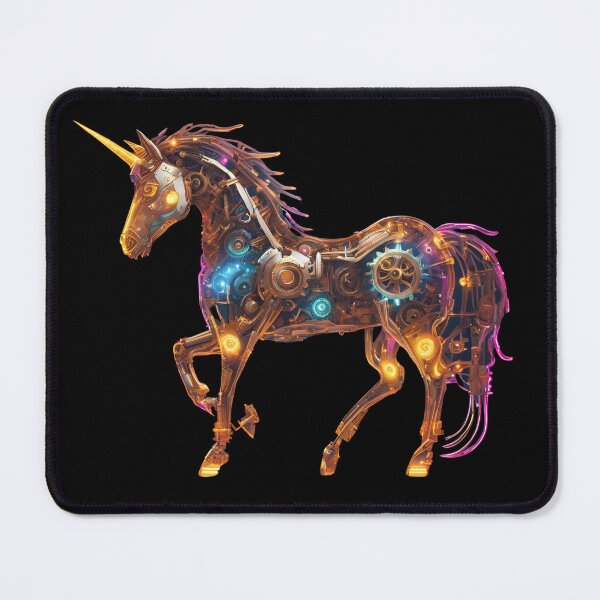 Item preview, The unicorn is Cybernetic, Mechanical, Steampunk. designed and sold by Ant Category.