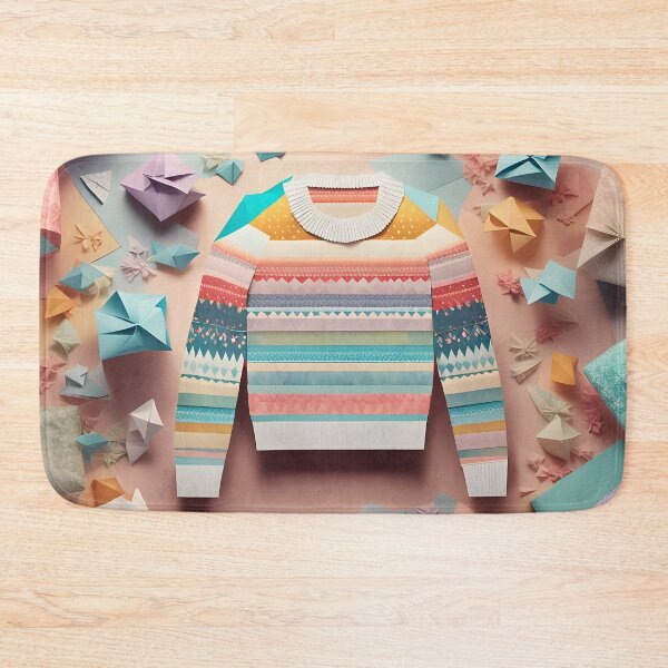 Item preview, Origami Art - Timeless Warmth: The Fairisle Jumper designed and sold by ArtfulFolds.