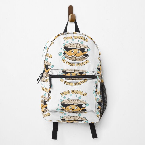 Item preview, The World Is Your Oyster – Cute Ocean Pun designed and sold by Ink on Thread.