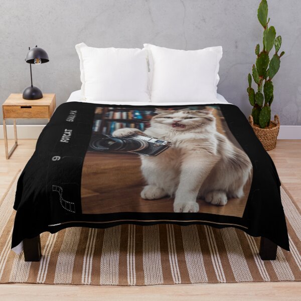Item preview, cat with camera designed and sold by always-for-you.