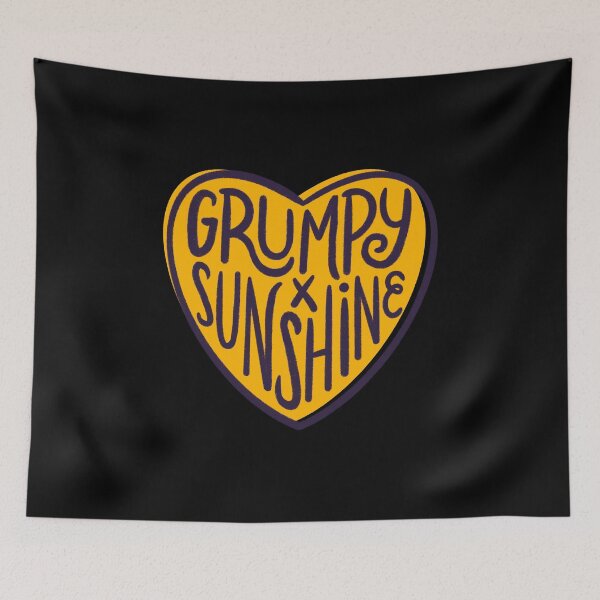 Item preview, Grumpy X Sunshine Romance Book Tropes Yellow designed and sold by DesignsByAND.