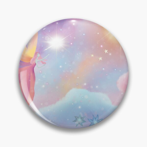 Item preview, Enchanted Fairy in a Magical Pastel Dreamscape designed and sold by MysticalForest-.