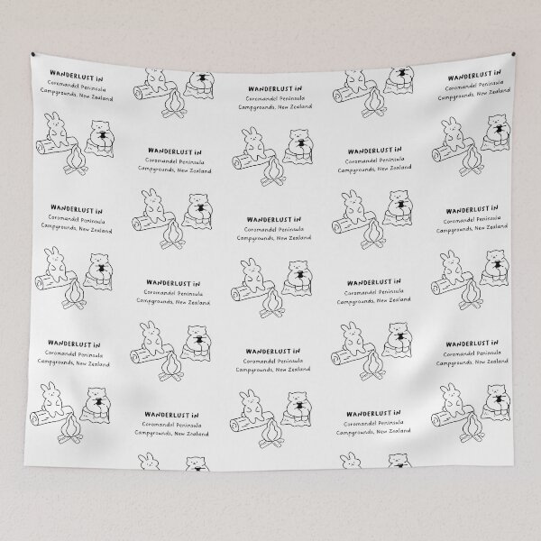 Item preview, Wanderlust in Coromandel Peninsula Campgrounds, New Zealand designed and sold by RM-Journey.