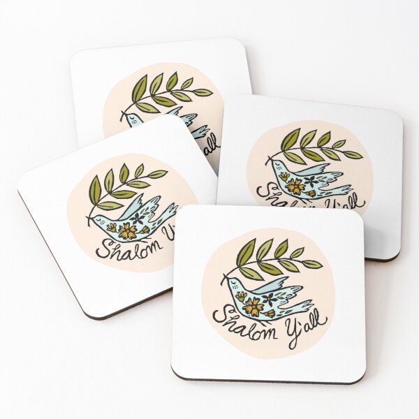 Item preview, Shalom Y’all Handcarved Linocut designed and sold by RDevane.