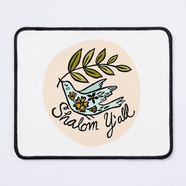 Item preview, Shalom Y’all Handcarved Linocut designed and sold by RDevane.