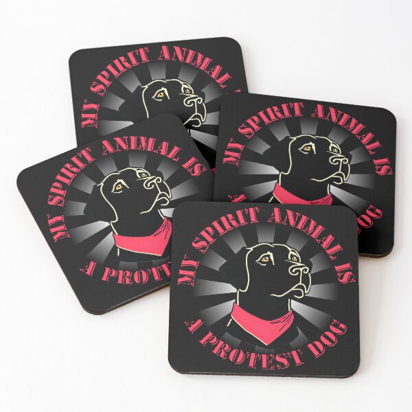 Item preview, My spirit animal is a protest dog designed and sold by TalkingHerds.
