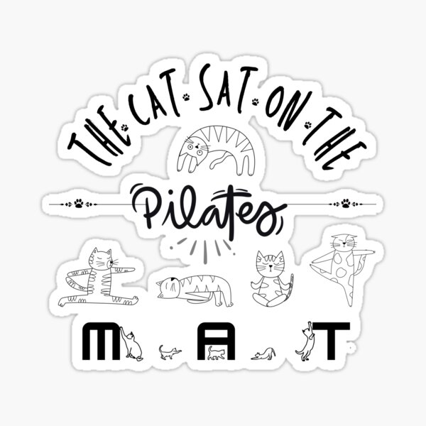 Item preview, The cat sat on the pilates mat designed and sold by MiMaApparel.