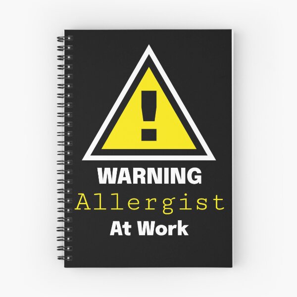 Item preview, Warning: Allergist at Work - Gift for doctor designed and sold by Kuuldiga.