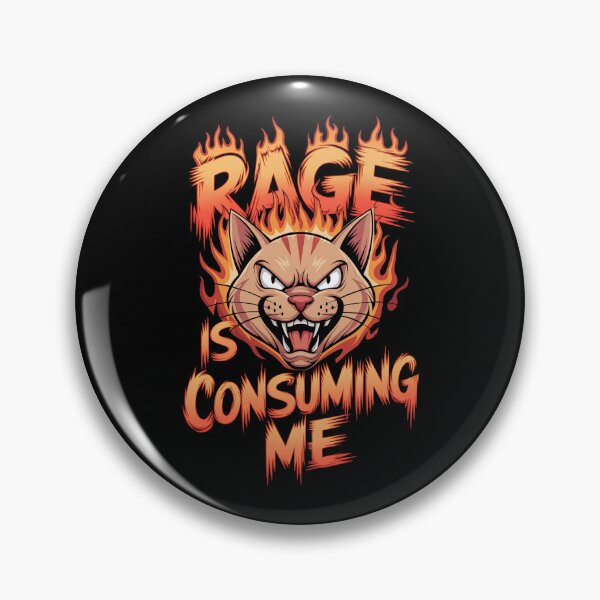Item preview, Rage Is Consuming Me Cat designed and sold by Redgiant87x.