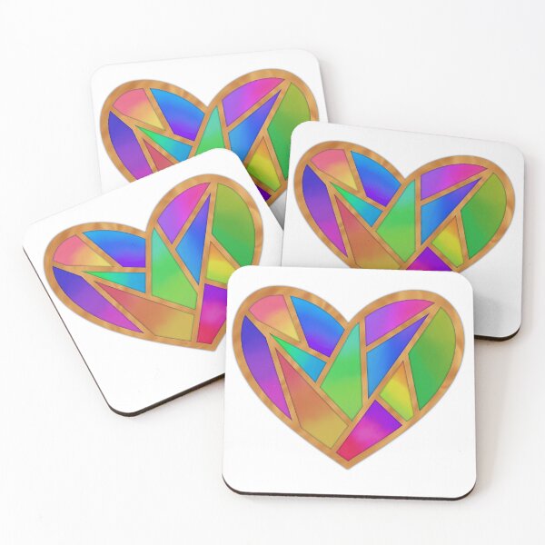 Item preview, Gradient Mosaic Heart designed and sold by Nochisan.