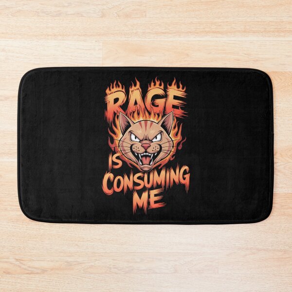 Item preview, Rage Is Consuming Me Cat designed and sold by Redgiant87x.
