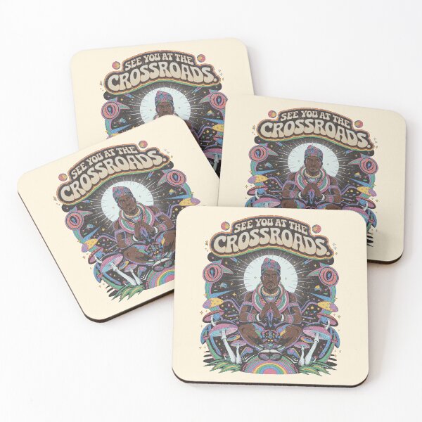 Item preview, Crossroads Mystic African Deity Psychedelic Art  designed and sold by Mystikos Art.