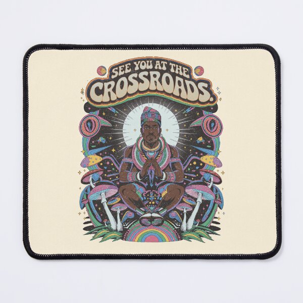 Item preview, Crossroads Mystic African Deity Psychedelic Art designed and sold by Mystikos Art.