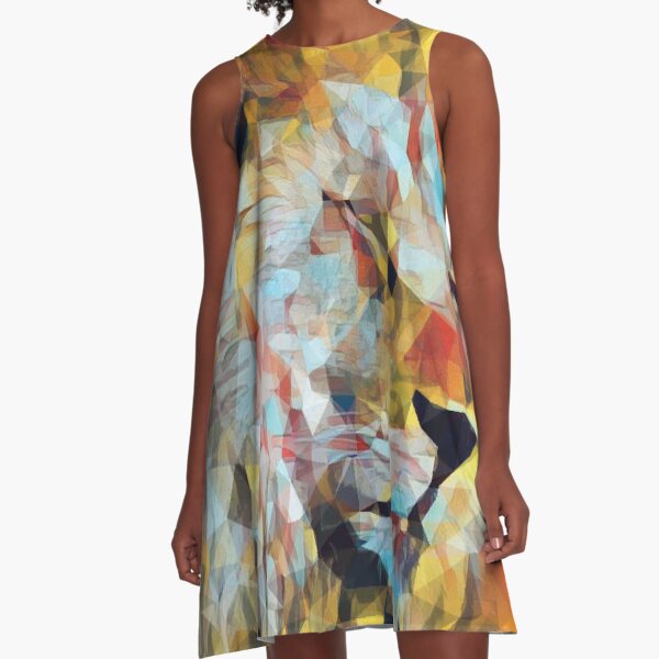 Jah Lion King of Kings A-Line Dress