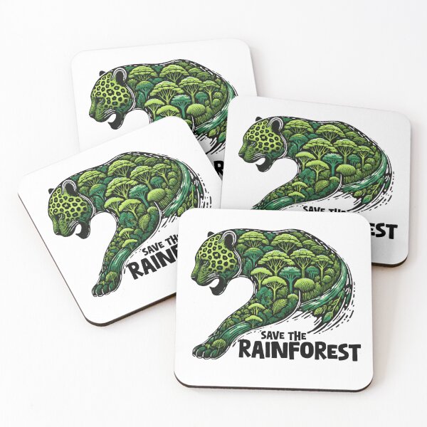 Item preview, Amazon Jaguar: Save the Rainforest designed and sold by CreaTahiti.