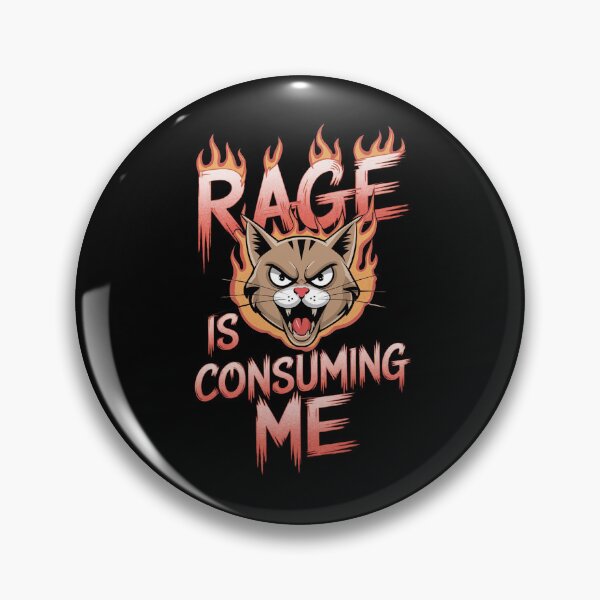 Item preview, Rage Is Consuming Me Cat designed and sold by Redgiant87x.