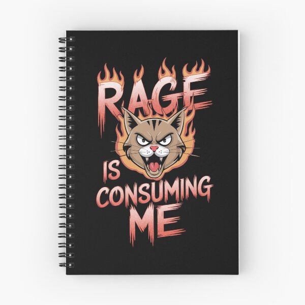Item preview, Rage Is Consuming Me Cat designed and sold by Redgiant87x.