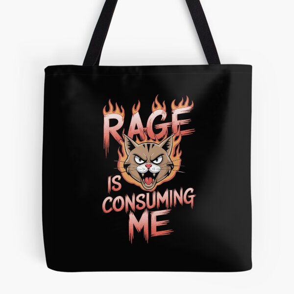 Item preview, Rage Is Consuming Me Cat designed and sold by Redgiant87x.