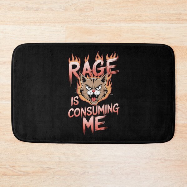 Item preview, Rage Is Consuming Me Cat designed and sold by Redgiant87x.