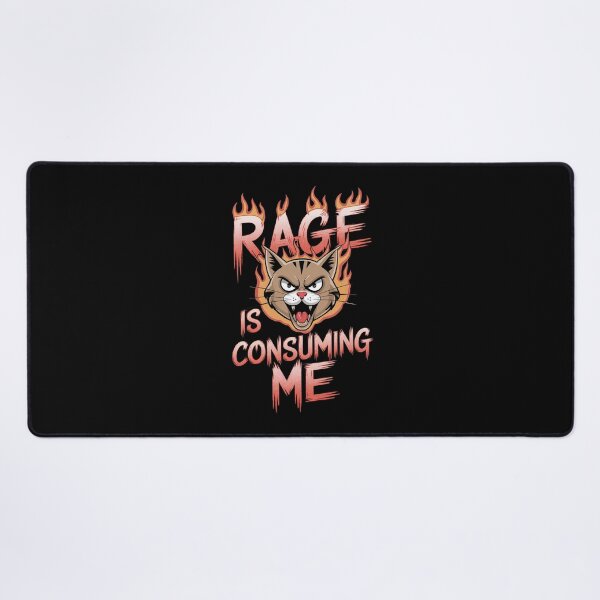 Item preview, Rage Is Consuming Me Cat designed and sold by Redgiant87x.