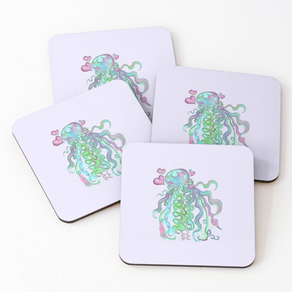 Item preview, jellyfish love print designed and sold by shinygligar.