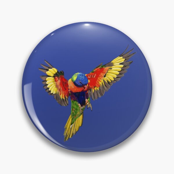 Item preview, Rainbow Lorikeet (Navy) designed and sold by okaymoose.