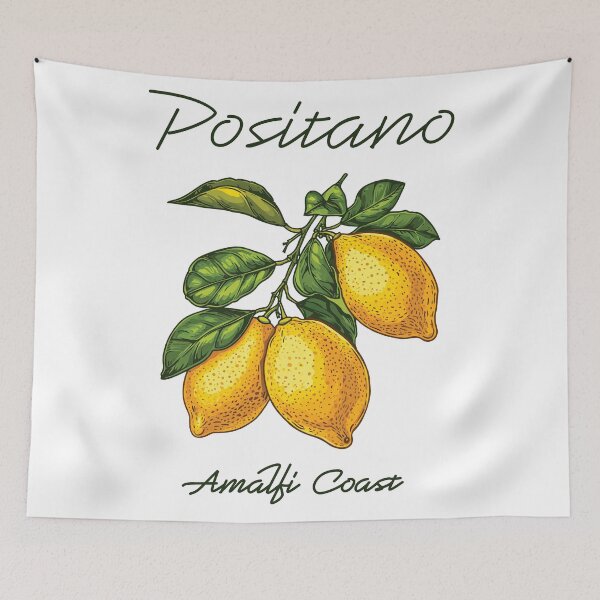 Item preview, Enchanting Positano: Amalfi Coast Gem, Lemons designed and sold by VisualArtsOasis.