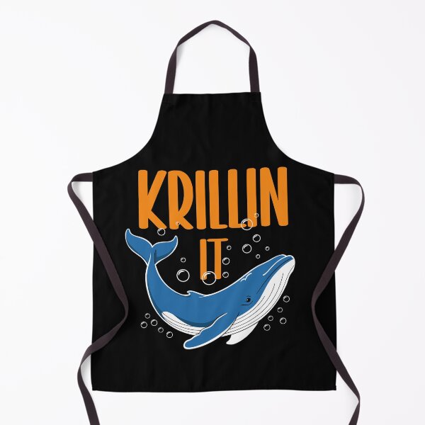 Item preview, Krillin It - Playful Whale Pun Design designed and sold by Serbin.