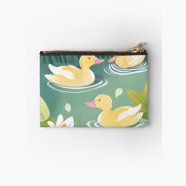 Item preview, Yellow Ducks And Green Leaves, Little Pond Adventures. designed and sold by TalitaArte.