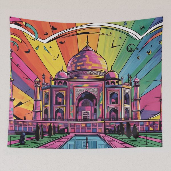 Item preview, TAJ MAHAL ILLUSTRATION designed and sold by origingallery.