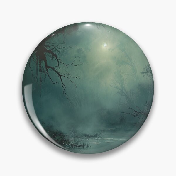 Item preview, Misty Moonlit Marsh designed and sold by jgvisualarts.