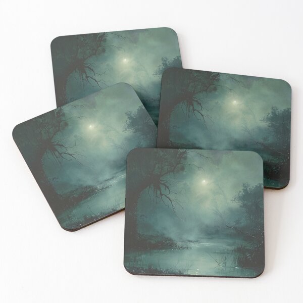 Item preview, Misty Moonlit Marsh designed and sold by jgvisualarts.