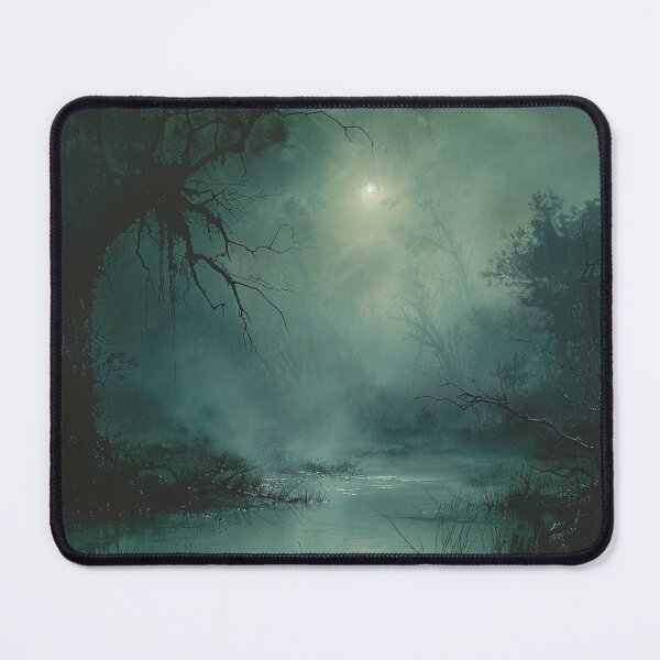 Item preview, Misty Moonlit Marsh designed and sold by jgvisualarts.