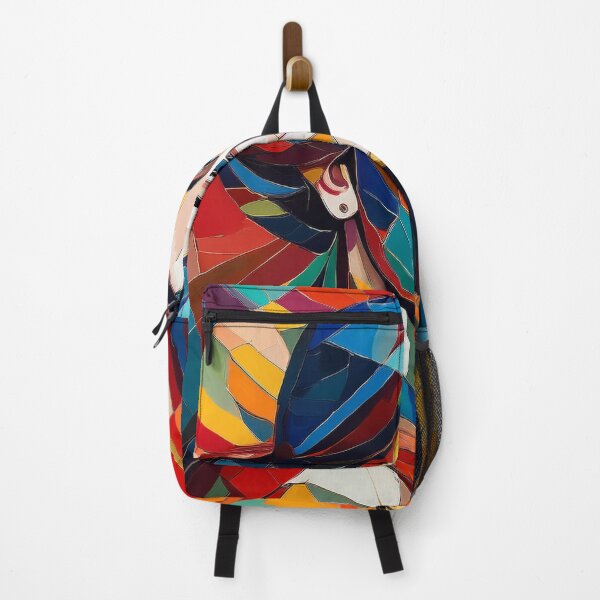 Item preview, Colourful vibrant fractured cubism style portrait of a goddess designed and sold by Boxing Kangaroo Retail Company.