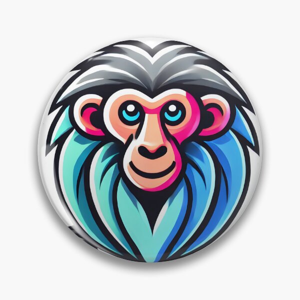 Aperçu de l'œuvre Hamadryas, singe coloré mignon créée et vendue par BarracudApps.