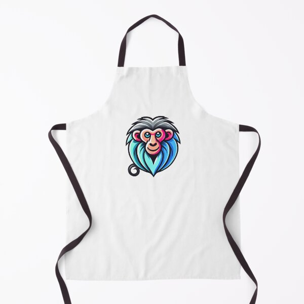 Item preview, Hamadryas, cute colorful monkey designed and sold by BarracudApps.