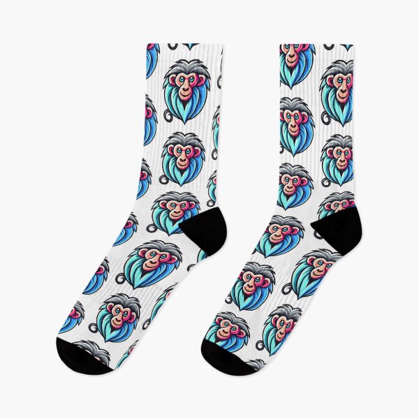 Item preview, Hamadryas, cute colorful monkey designed and sold by BarracudApps.