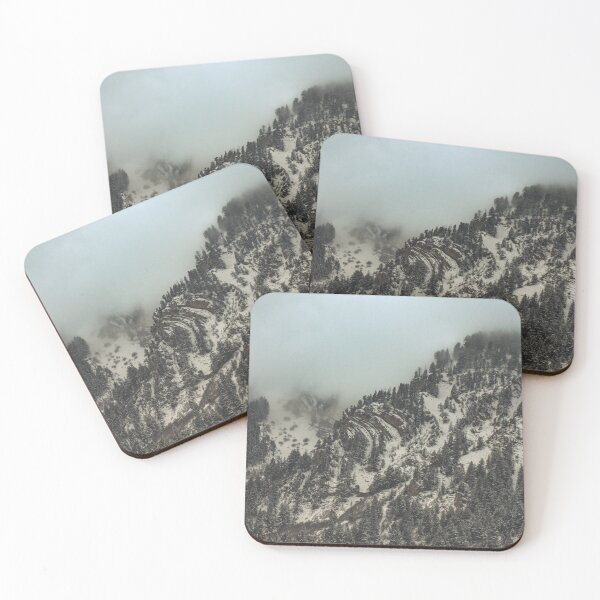 Item preview, Snowy mountains, wintery trees. designed and sold by RJsphotography and More.