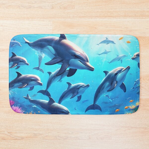 Item preview, Ocean's Dance: Dolphins in the Sea designed and sold by Fenomena Designs.